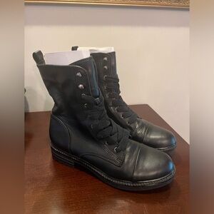 Report | Nina Lace-Up Combat Bootie